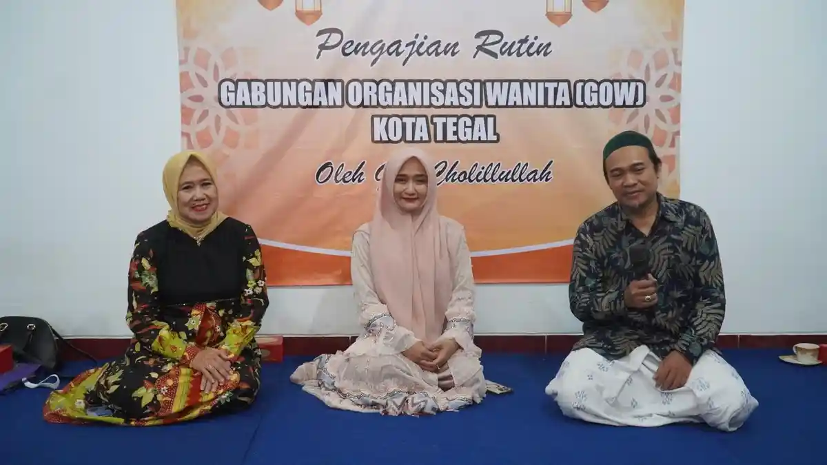 GOW Kota Tegal Gelar Kajian Rutin, Mba Iin Apresiasi Kekompakan Organisasi Wanita Lintas Komunitas
